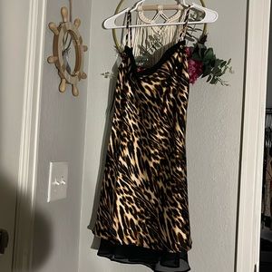 Forever 21 cheetah print mini dress